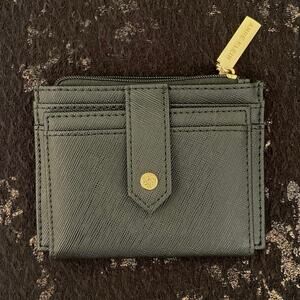 Anne Klein Bifold Faux Leather Wallet used - Pegged Card Case Coin Compartment